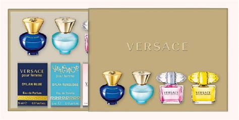 versace gifts & sets womens mini set x 4|versace gifts for women.